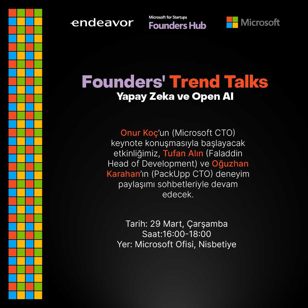 Founders Trend Talks Yapay Zeka Ve Open AI Korvo Co